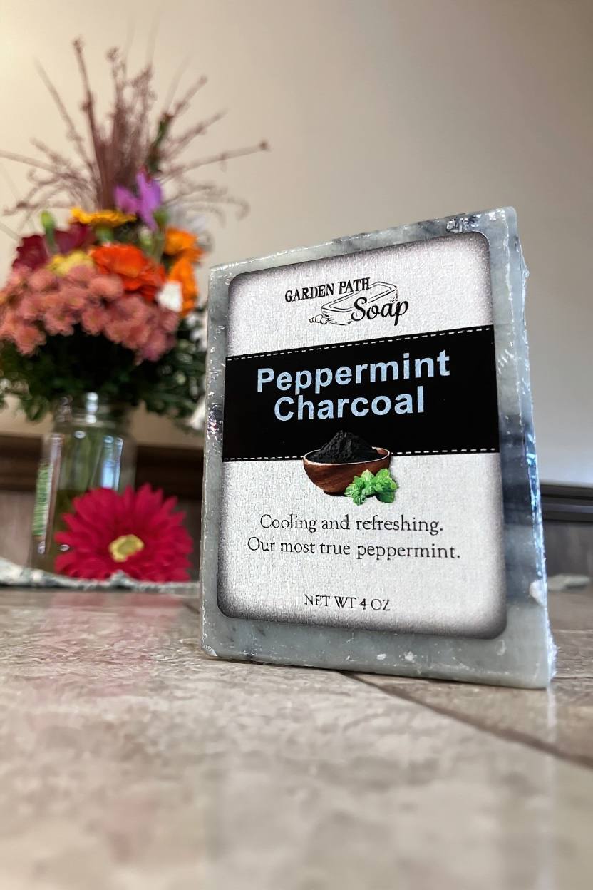 Peppermint & Charcoal Bar Soap