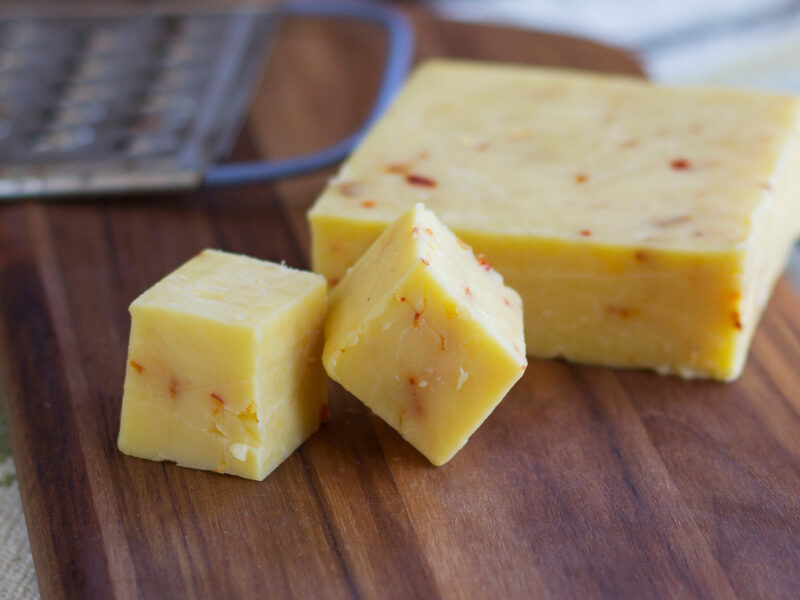 Garlic Cheddar Cheese: 1 pound