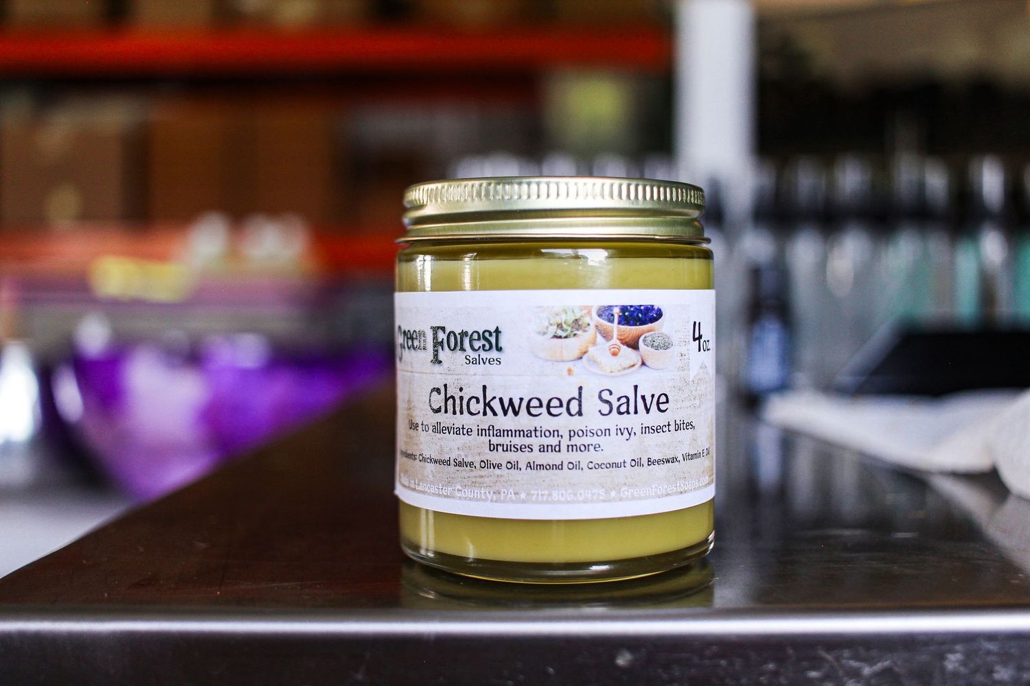 Chickweed Salve: 1oz