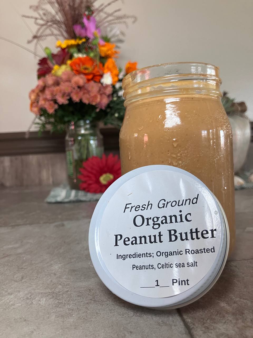 Organic Peanut Butter: pint